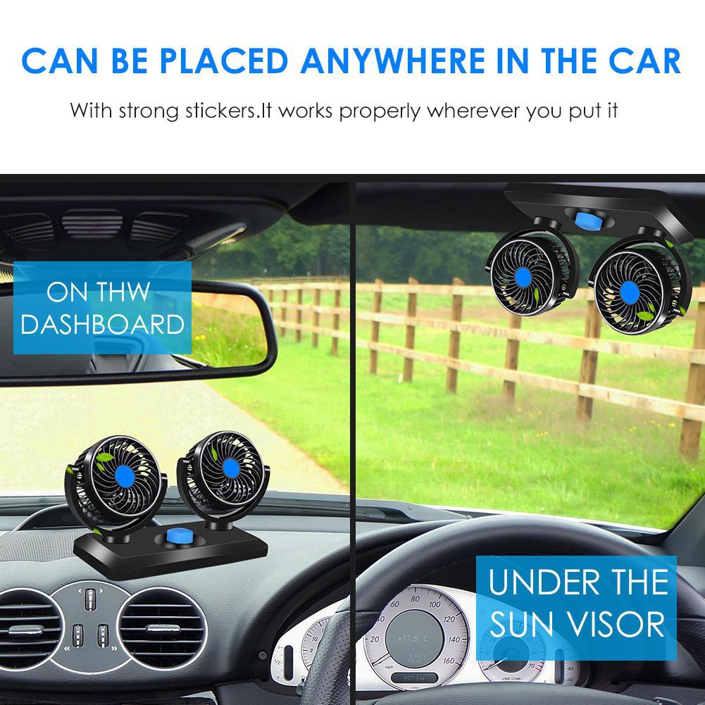 Kipas 12 Volt - 24 Volt Dashboar Mobil