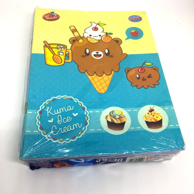 

Buku tulis sinar sidu isi 38 lembar