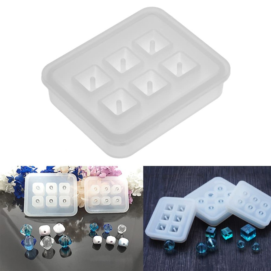 Beads Silicone Mold - Cetakan Beads/Manik-manik 6 Holes