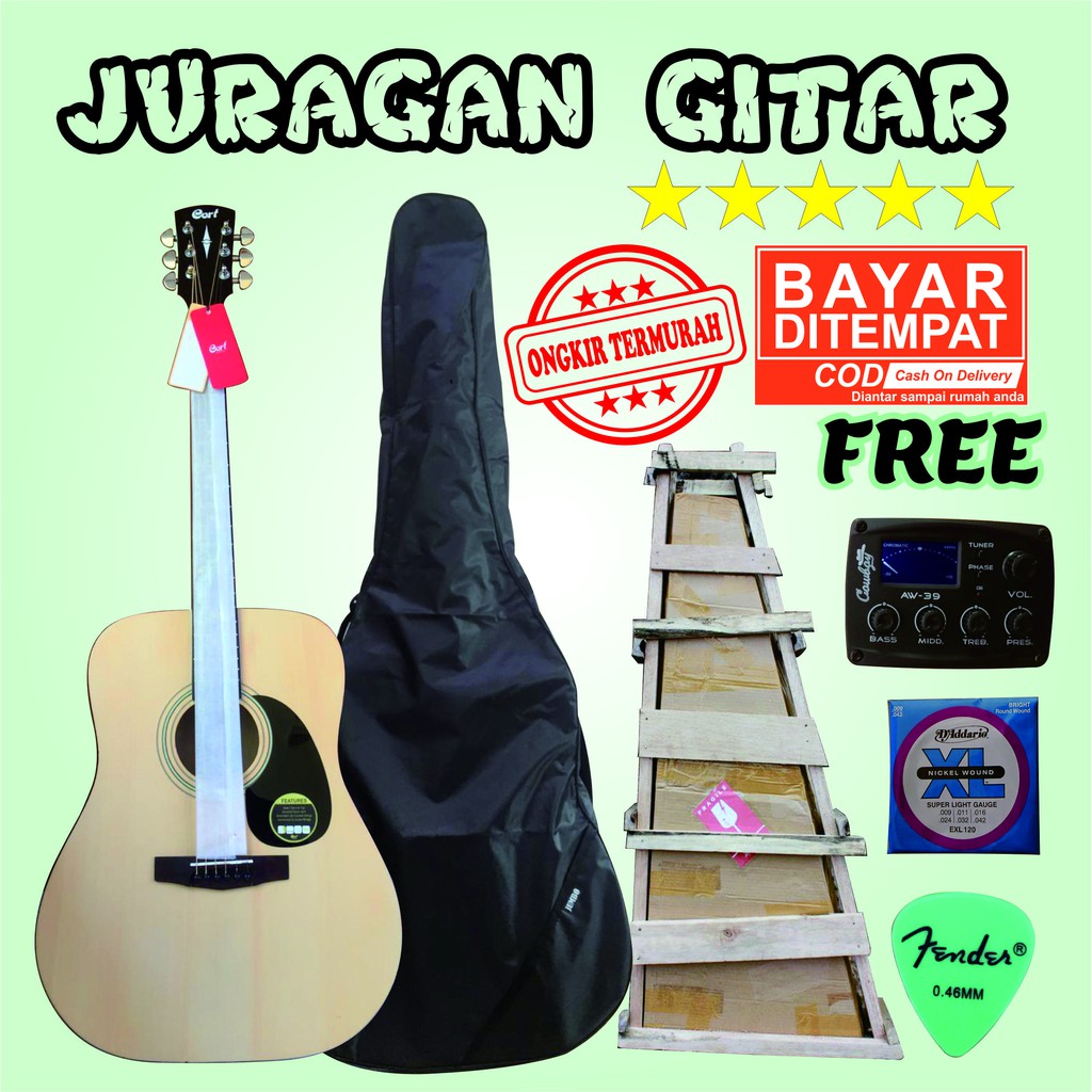 Gitar Cort AD 810 op free packing kayu