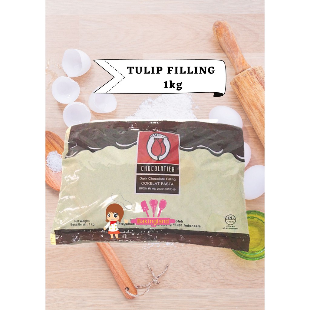

FILLING TULIP 1kg Dark chocolate cokelat