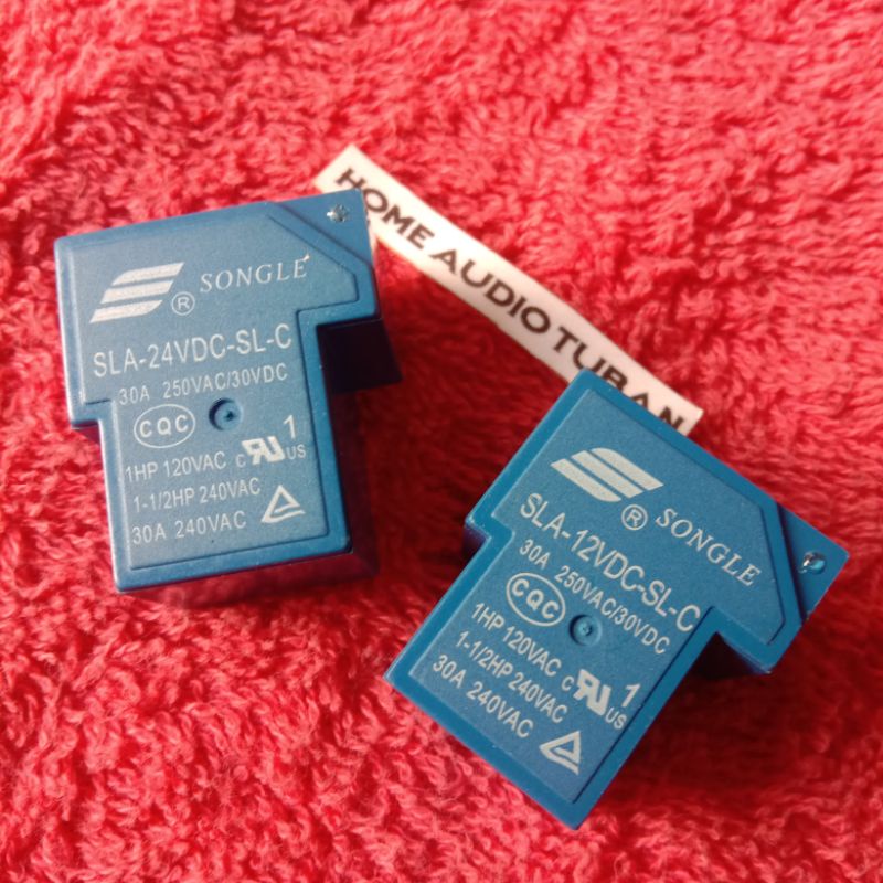 RELAY SONGLE 12V 24V 6 KAKI