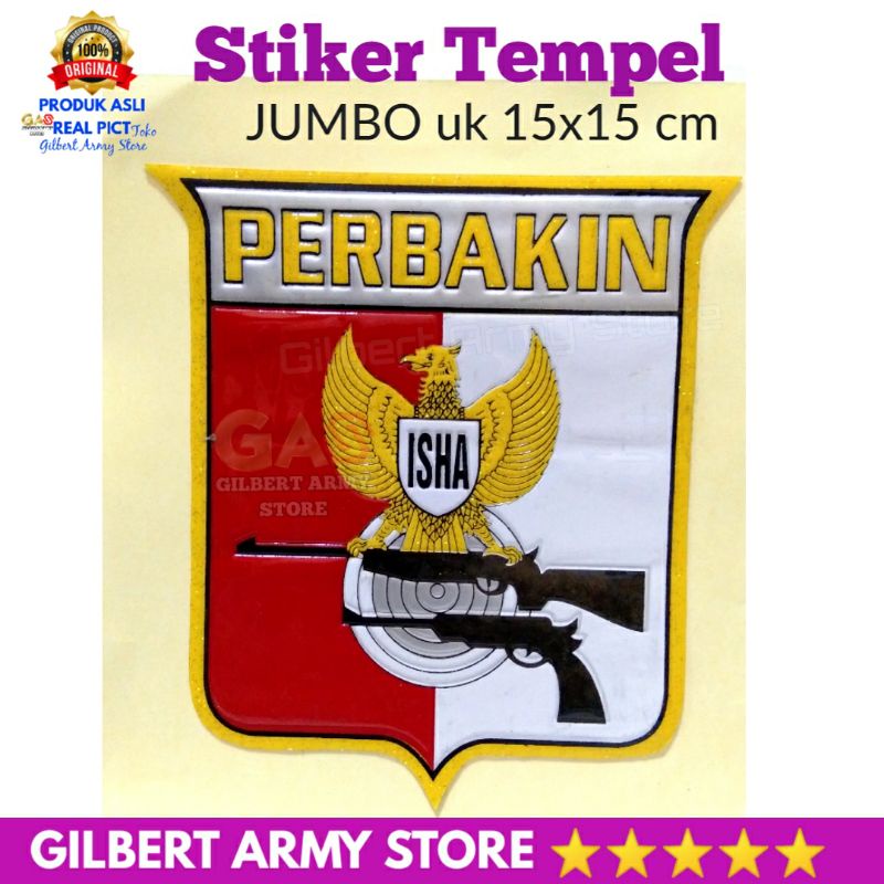 Stiker Tempel Kopasus ukuran Jumbo Besar Airborne PM Polisi Militer Tni Ad Kostrad Perbakin Para Dasar Siliwangi Perbakin DAYA LEKAT Awt Kuat Tahan Lama Embos Timbul Murah Grosir