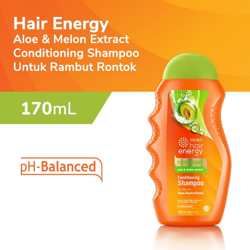 Makarizo Hair Energy Conditioning Shampoo Aloe & Melon Extract [Perawatan rambut / shampoo rambut / 
