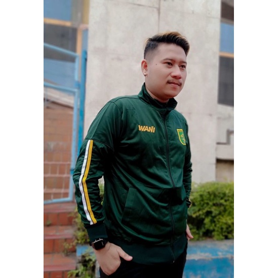 Jaket Persebaya hijau resleting Bonek Bonita