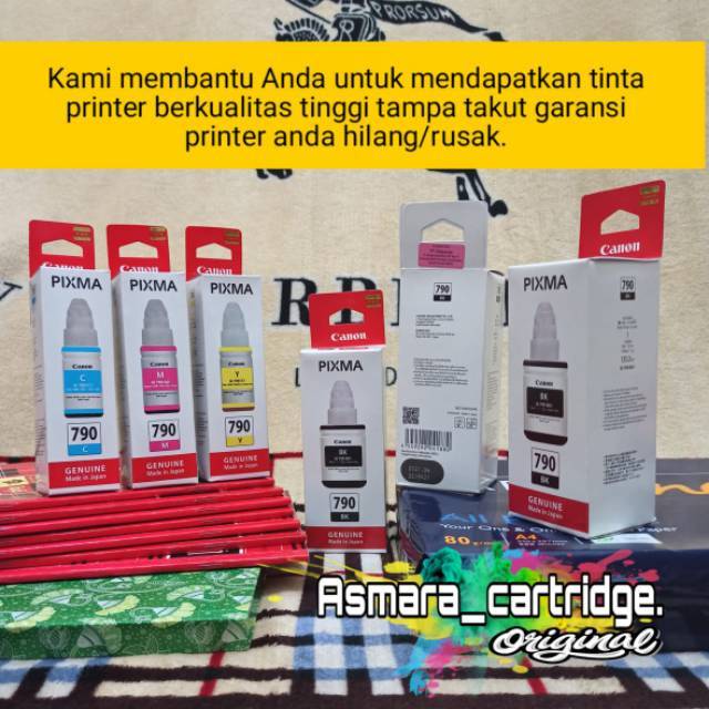 Tinta canon 790 black calor G1000 G2000 G3000