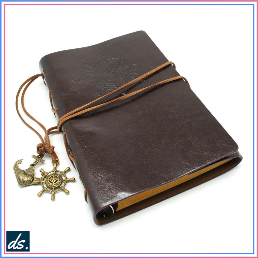 

Buku Catatan Binder Kulit Retro Pirate