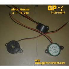 Buzzer Hitam Black 3V 12V 3 V 12 V