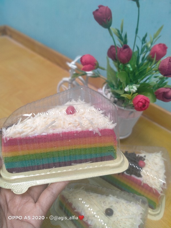 Mika Segitiga /mika Cake Potong/ Ct Segitiga Isi 10pcs