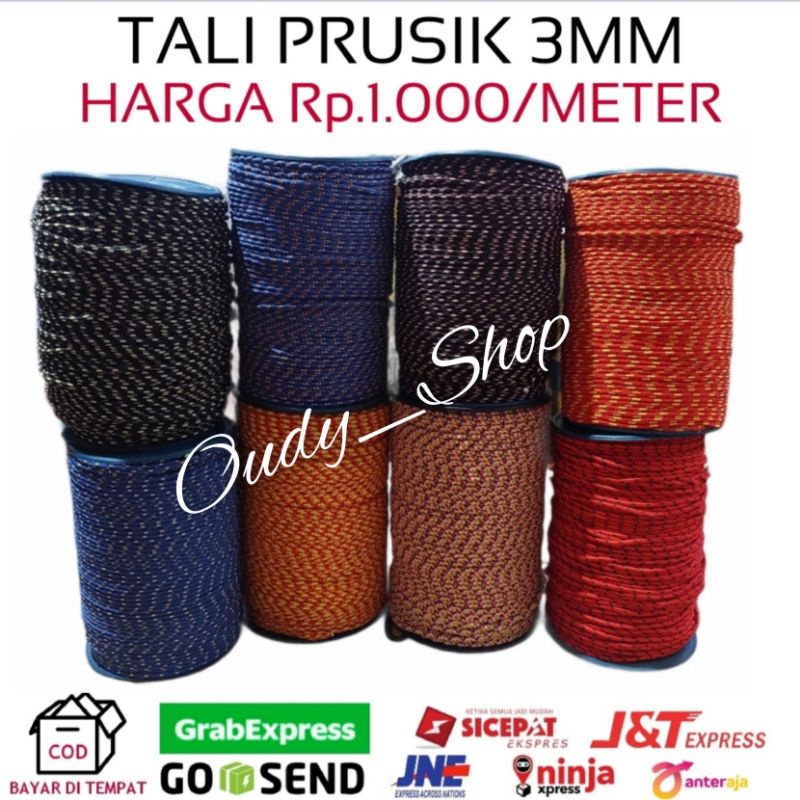 Tali Prusik Gelang Gunung / Tali Persik 3mm