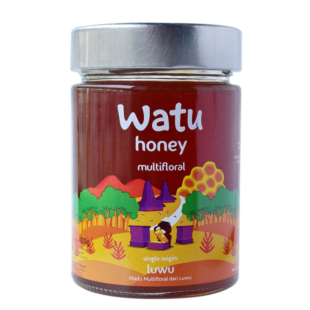Watu Multifloral Honey Luwu 400 Gr
