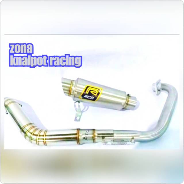 KNALPOT RACING RCB VIXION R15 BISON.KNALPOT RCB