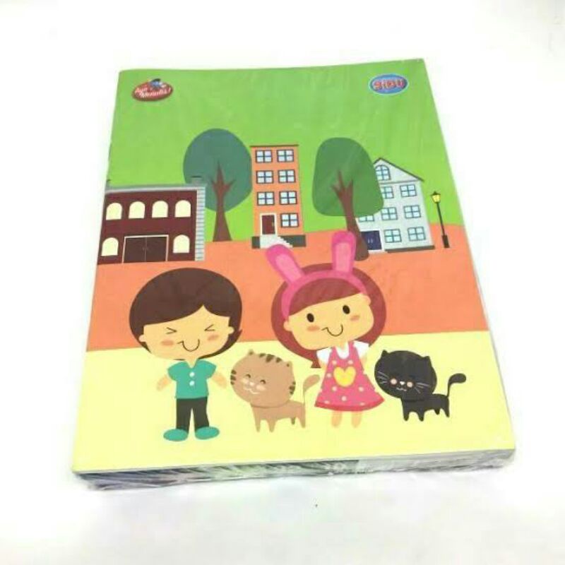 

(BISA COD) PROMO 10 Pcs Buku Tulis Bergaris SIDU SKOLA 38 Lembar / Buku Harian / Buku Catatan