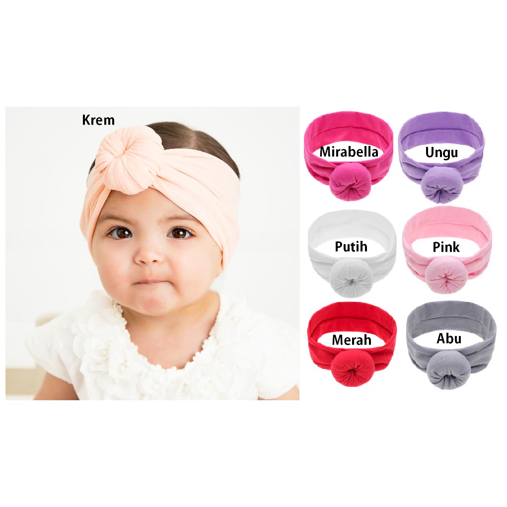 Bandana Bayi / Bando Bayi / Headband Bayi