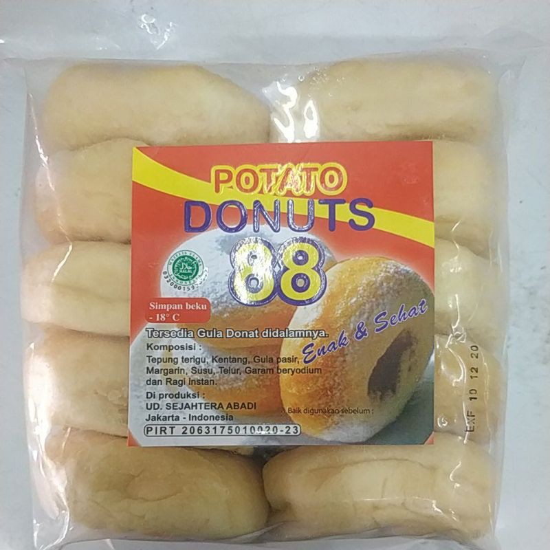 

Potato donat 88 isi 10s