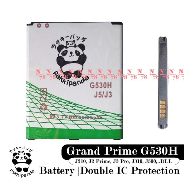 Baterai Rakkipanda For Samsung J2 Prime G532 Grand Prime G530H J3 J5 J500 J3 2016 Double IC Diskon