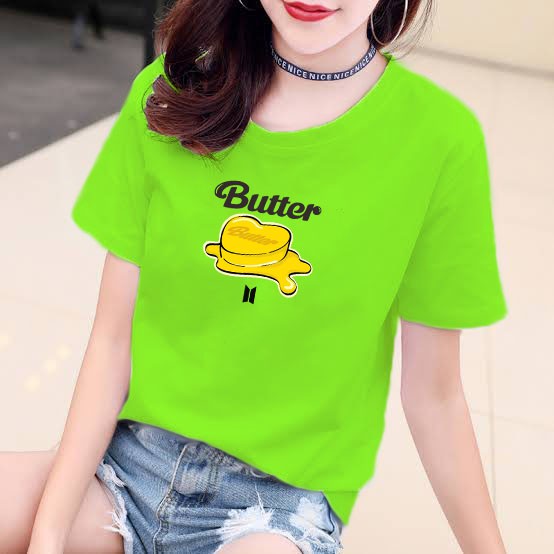 YOURSTYLE1119 - KAOS KARAKTER BUTTER ALBUM BAJU KAOS WANITA DISTRO UNISEX OVERSIZE PRIA JUMBO CASUAL