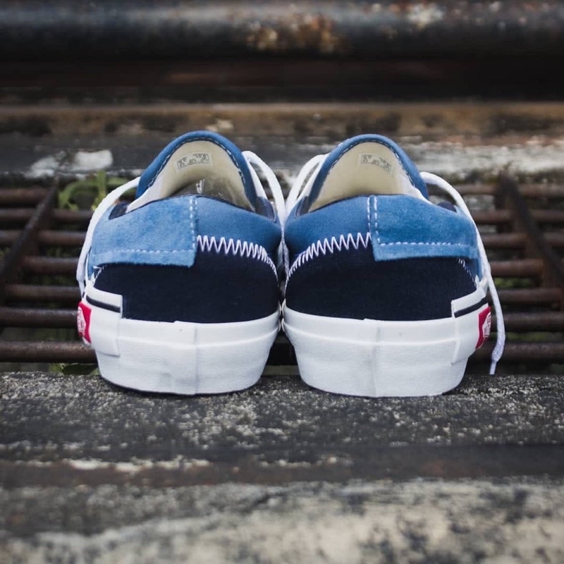 V4NS SLIP-ON CUT AND PASTE NAVY/PERISIAN NIGHT ORIGINAL 100%