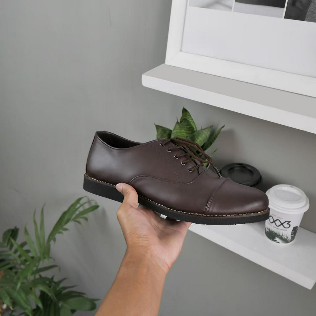 Sepatu Pantofel Pria Formal Kasual Santai Kerja Kuliah Oxford Pantopel Original