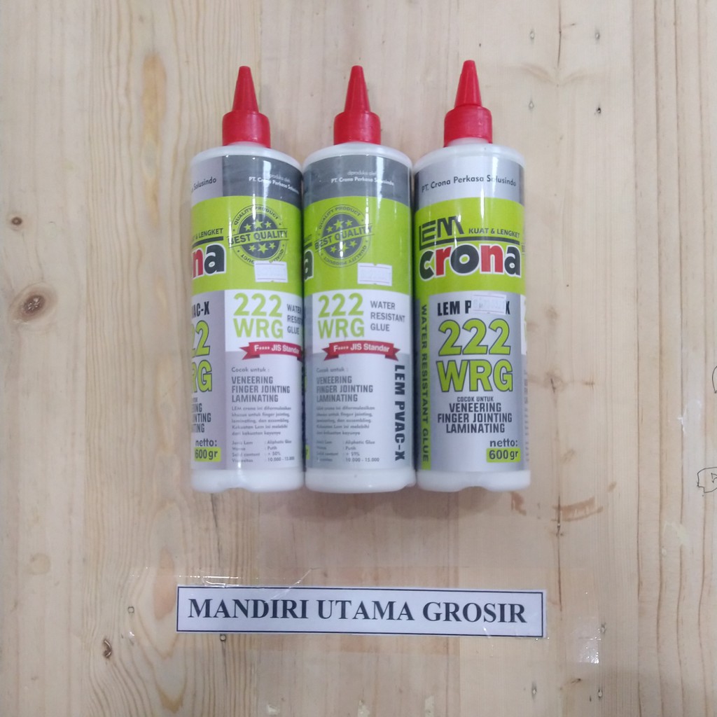 Jual Lem Kayu Crona Wrg Water Resistant Glue Gram Shopee Indonesia