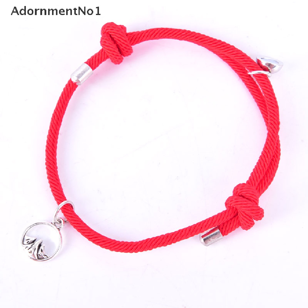 (AdornmentNo1) 2021 1 Pasang Gelang Tangan Pasangan / Pria / Wanita Magnetik Untuk Hadiah