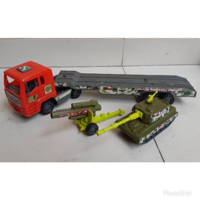 Miniatur Militer - Mainan Truck Militer - Mainan angkatan bersenjata