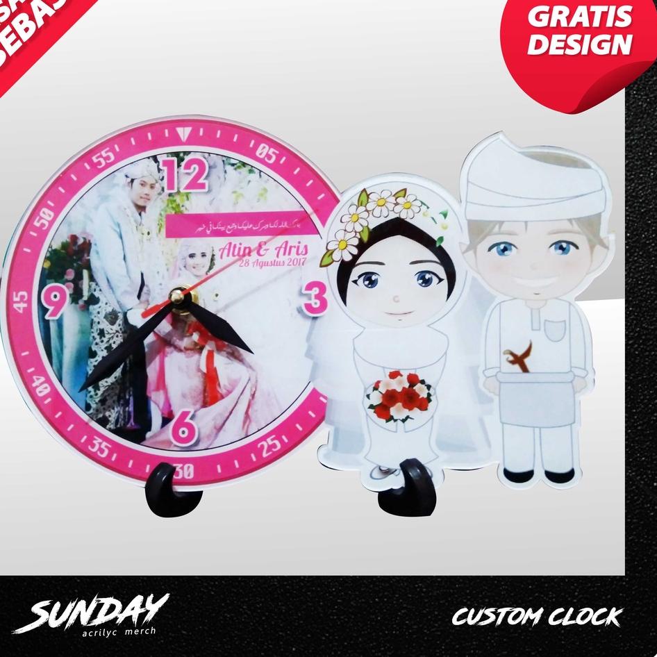Lagi Tren.. Jam Akrilik / Jam Custom / Jam Analog Custom