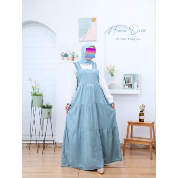 Hanna Dress Gamis Rasa Overall By Etuzi