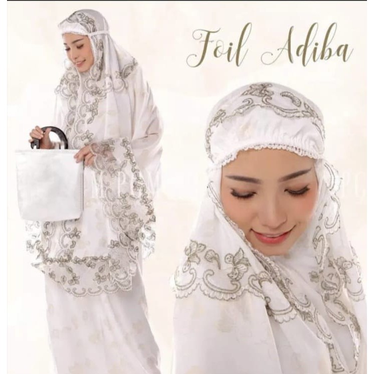 Mukena Foil Adiba alesyah/mukena bahan bagus berkualitas dan bisa bayar ditempat/COD