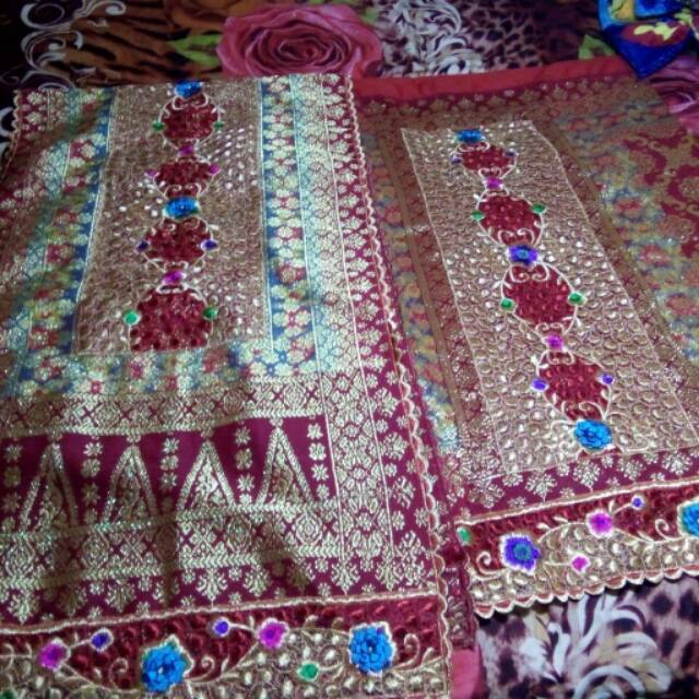 Songket bordir palembang