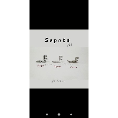sepatu mesin jahit,sepatu Resleting,sepatu plipit mesin kecil butterfly/ singer