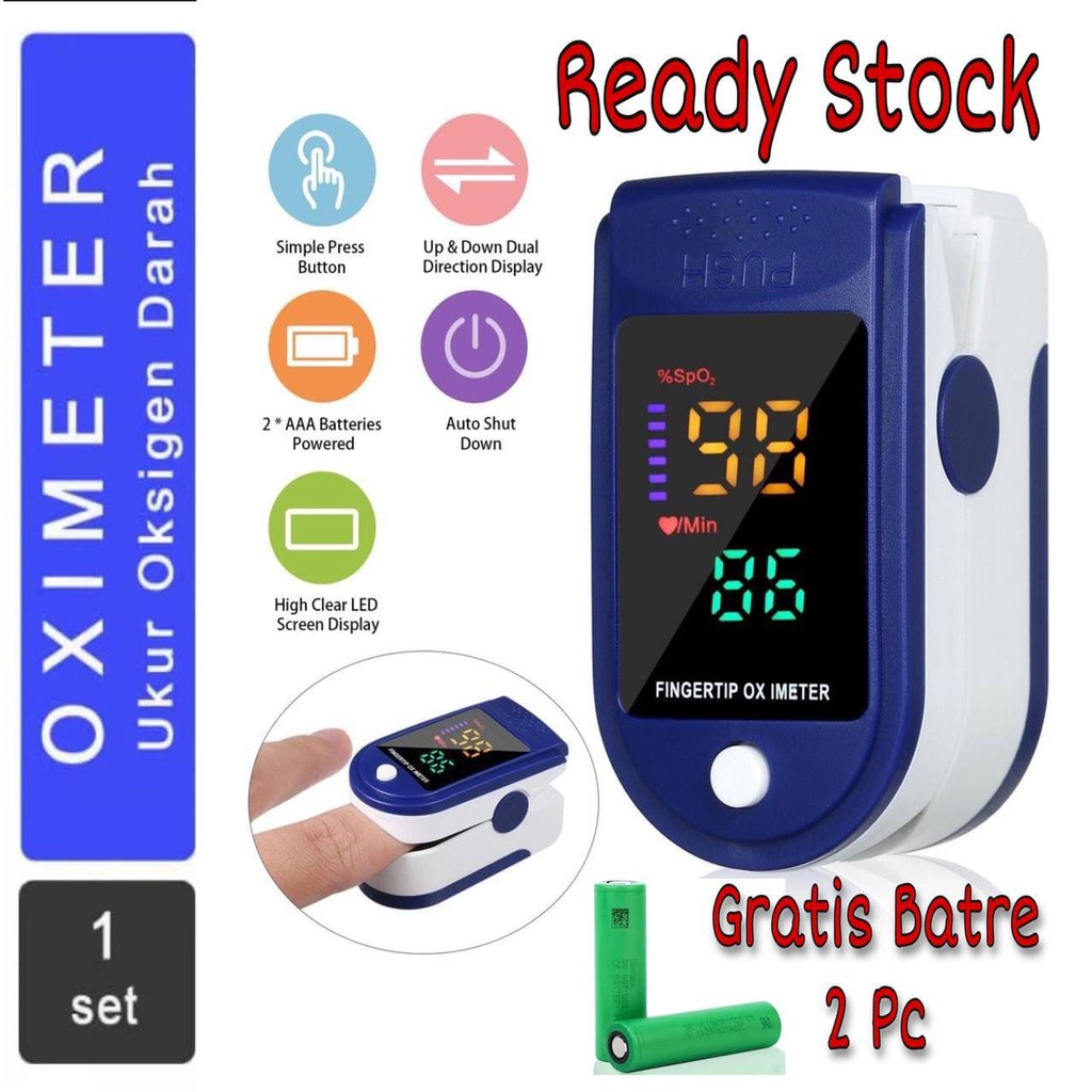 Fingertip Pulse Oximeter Oximetry Oxi meter oxymeter Fingertip oksimeter Oxy meter SP02