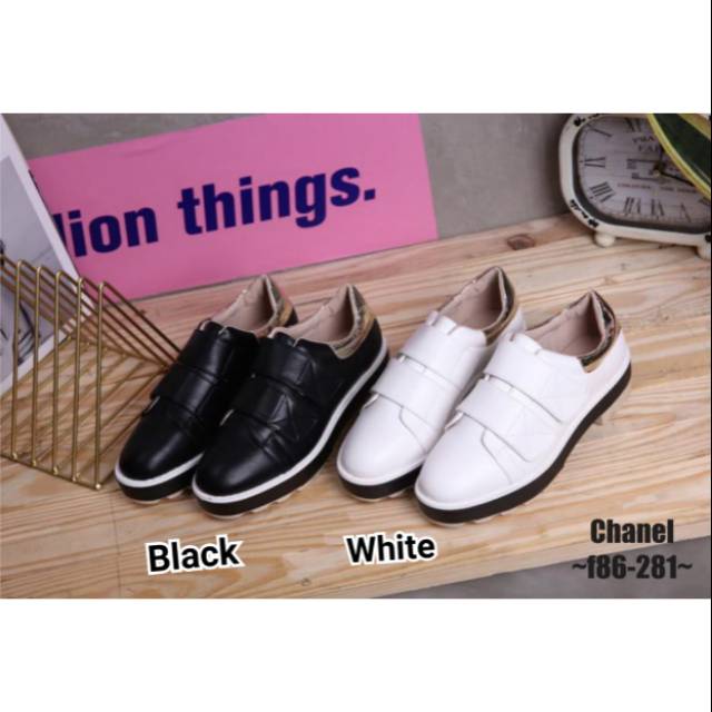 F86-281 Sepatu Batm Import Sport Shoes Chanel