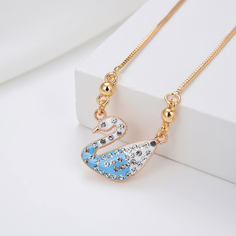 kalung titanium wanita emas muda model korea murah anti karat panjang asli silver nama selamanya 100-103n