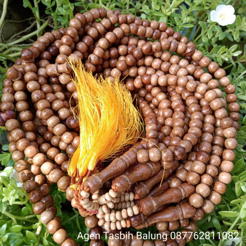 TASBIH KAYU GALIH KELOR EMAS 8mm