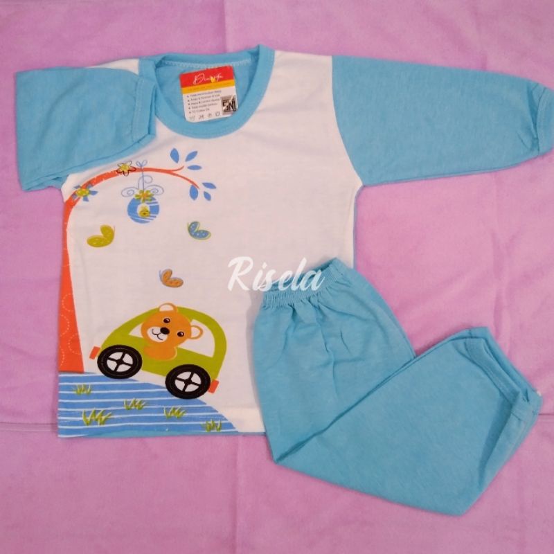 setelan oblong bayi/setelan piyama Dnoorfa SNI original motif lucu