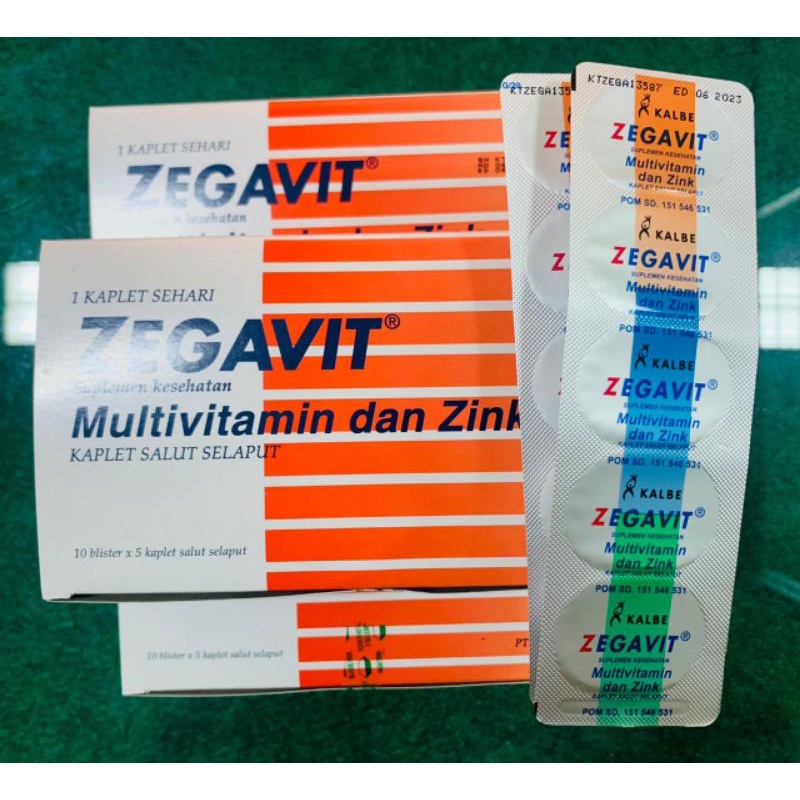 ZEGAVIT MULTIVITAMIN DAN ZINK PER STRIP