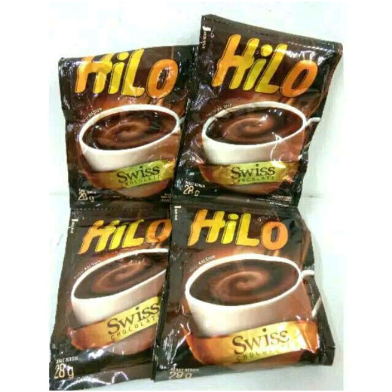 HiLo Susu Coklat Swiss 10 x 28gr