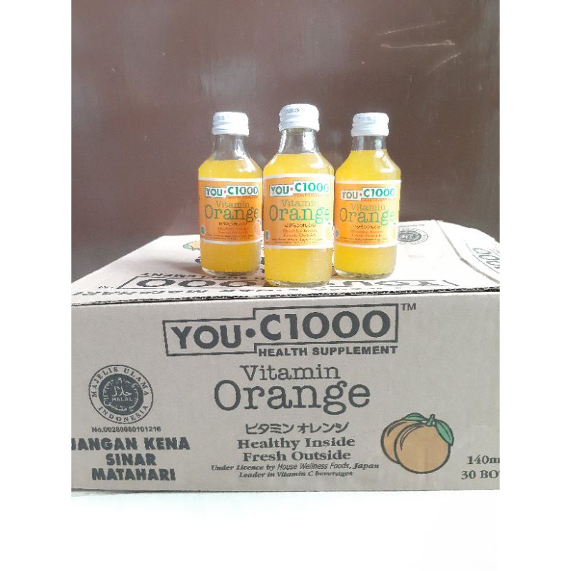 

PAKET MURAH 4 Box You C-1000 Orange 30 Botol TERMURAH ! Pengiriman Grab / Shopee Instant