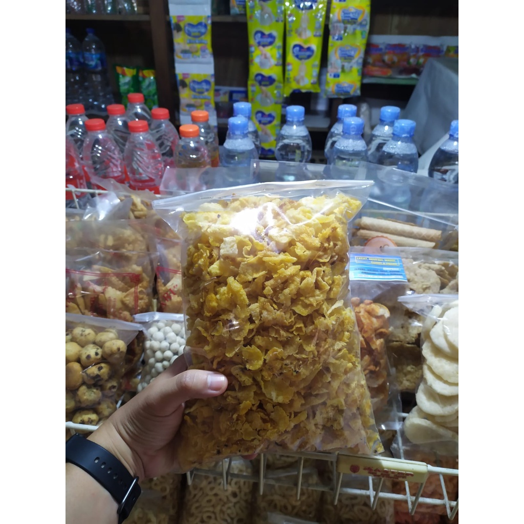 

Emping Jagung Snack Tradisional Jajanan Jadul Makanan Ringan Oleh Oleh Khas Banyumas Gombong Kebumen