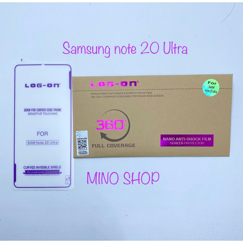 ANTI GORES JELLY SAMSUNG NOTE 20 ULTRA - ANTI SHOCK MERK LOG ON