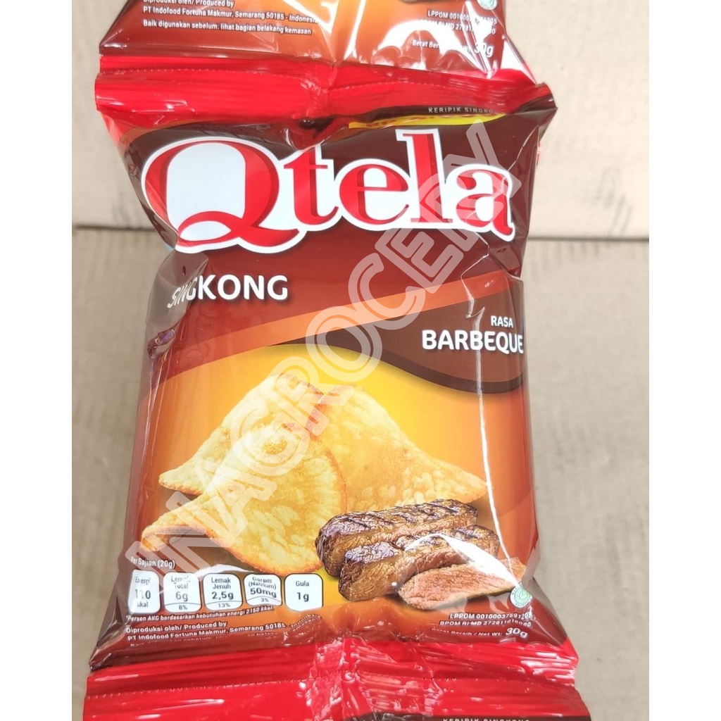 

QTELA SINGKONG RASA BBQ RENCENG ISI 10PCS