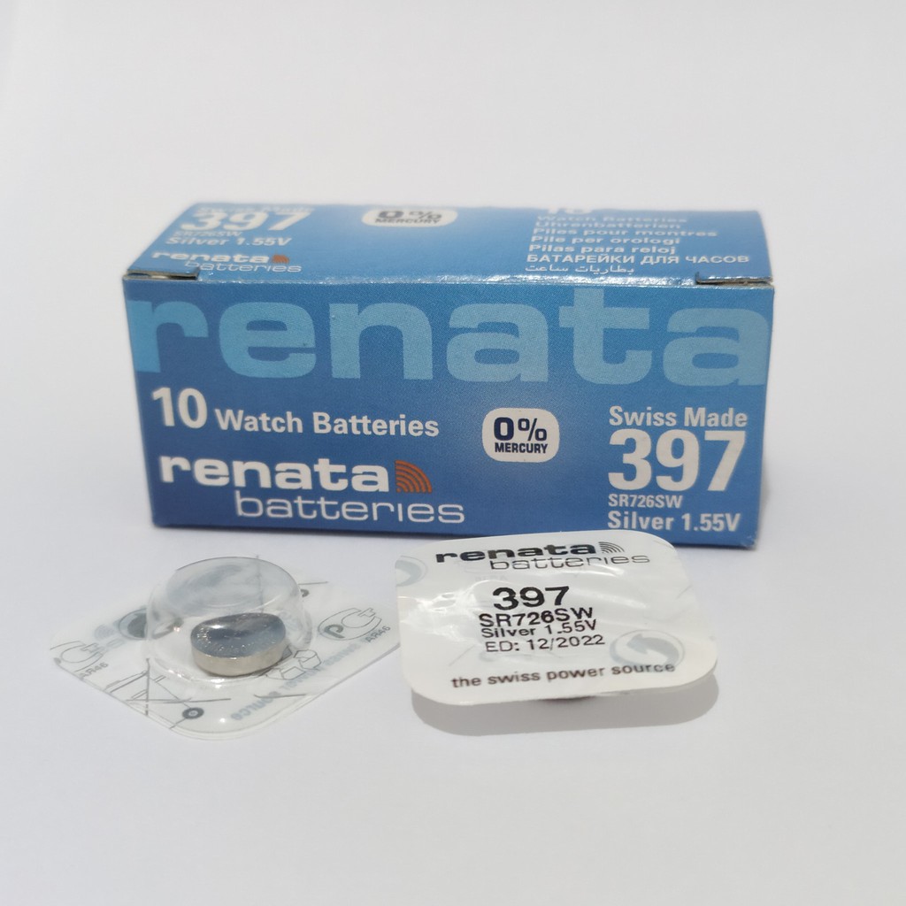 BATRE RENATA 397 SR726SW SR726 SR 726 SW 397 BATTERY BATERAI ORIGINAL