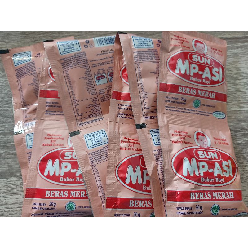 Sun MP-ASI Beras Merah 20g per Renceng