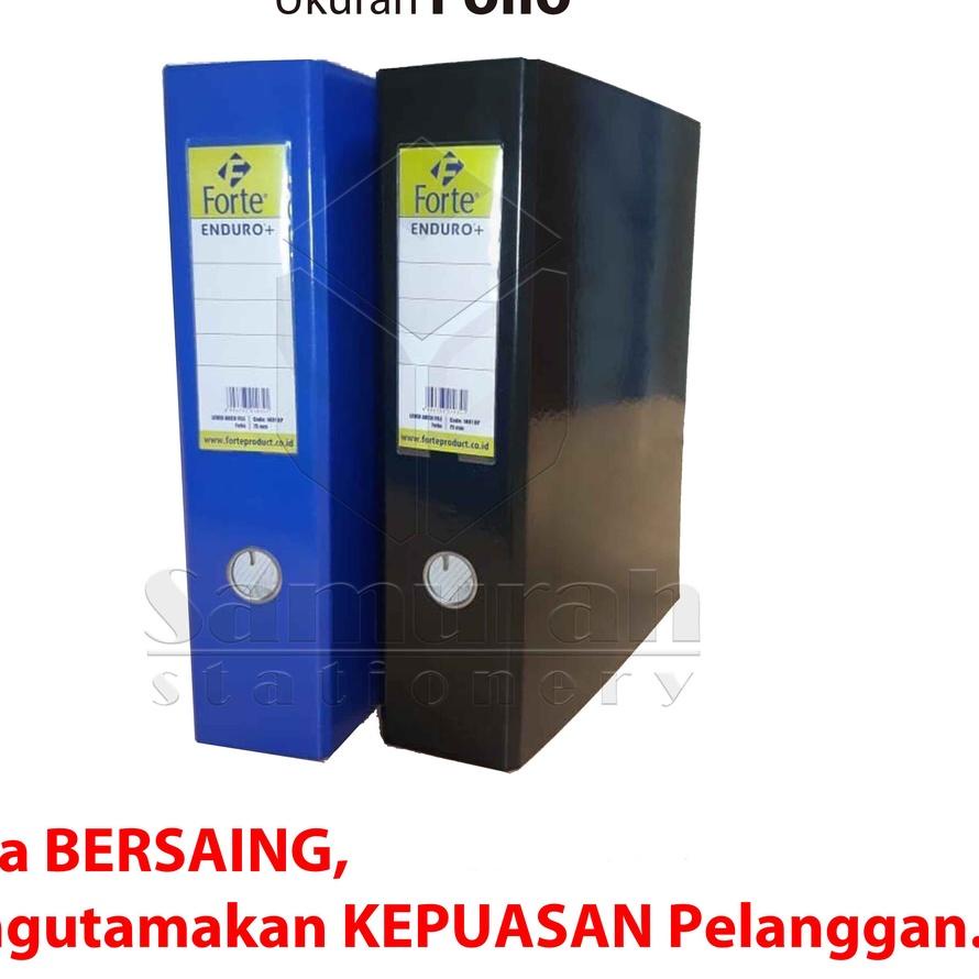 

BEST SELLER Ordner Forte Premium Enduro + Laminasi Ukuran Folio / F4 Punggung 75 mm Warna Warni / Map File 2 Lubang / Bolong Besi Samping Dokumen / Berkas UTS