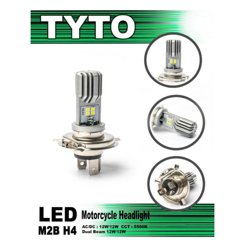 lampu depan dop depan h4 led tyto termurah