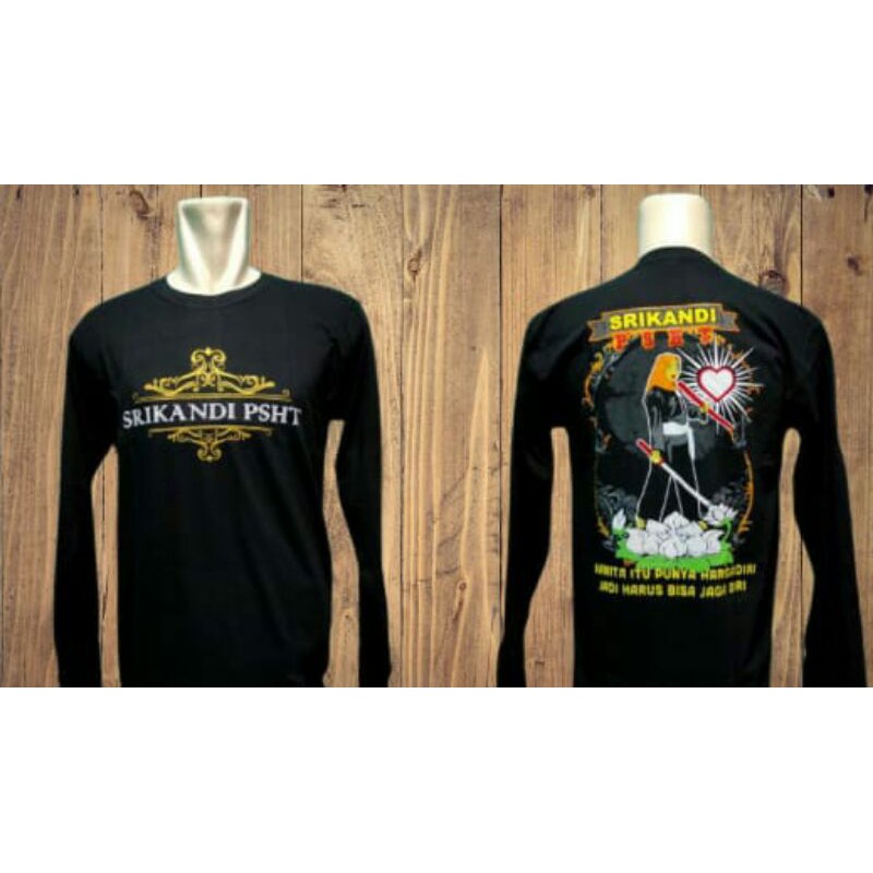 Kaos Distro Srikandi PSHT | Kaos Srikandi PSHT Lengan Panjang