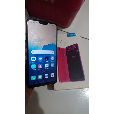 oppo F7 4/64gb fullset nominus normal semua -second murahhhh