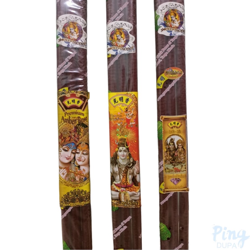 Dupa Hio Besar Nyala 36 Jam Smokey Incense Super Wangi Harum Tahan Lama Isi 3 Batang Kualitas Celup Oil Incense