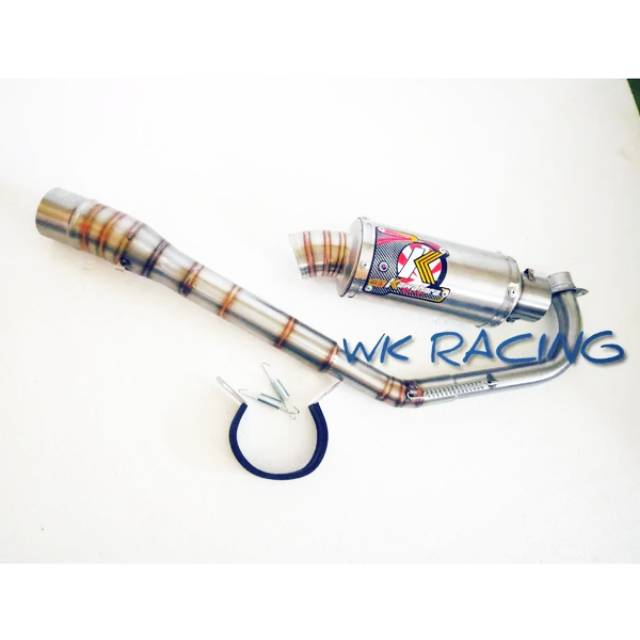 Knalpot Racing Kolong Underbone Jupiter Z , Vega R , Kharisma , Supra X 125